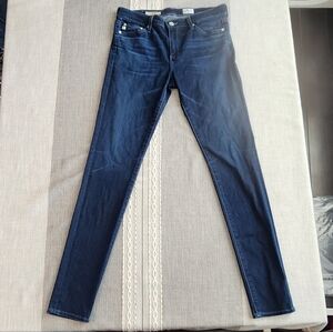 AG Adriano Goldschmied “The Middi” Mid‑Rise Legging Jeans – Size 28R – Inseam 30